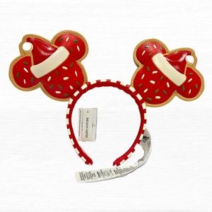 🍪 Festive Mickey Christmas Cookie Disney Ears 🎄